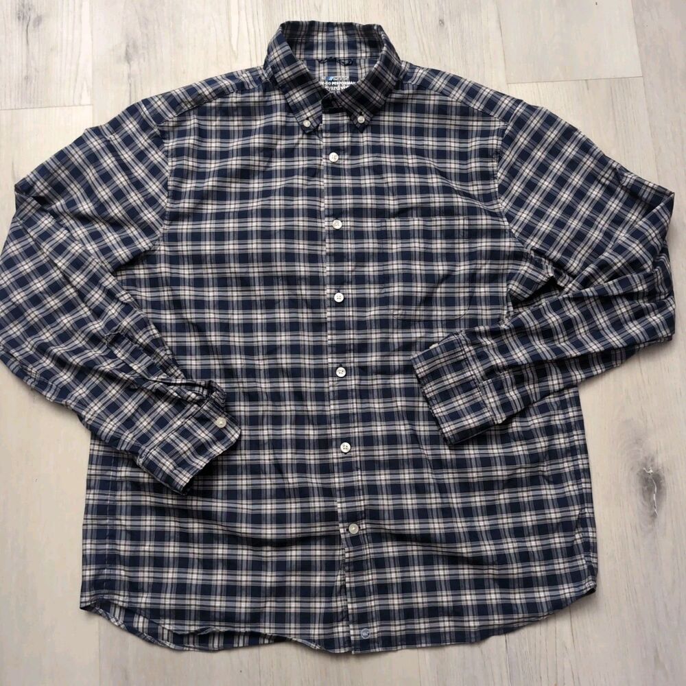 Vineyard Vines On-The-Go Performance Shirt Mens Large Multi Color Button Down